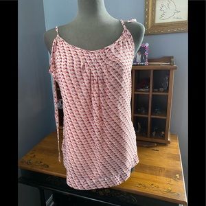 NWT tulle sleeveless top size large